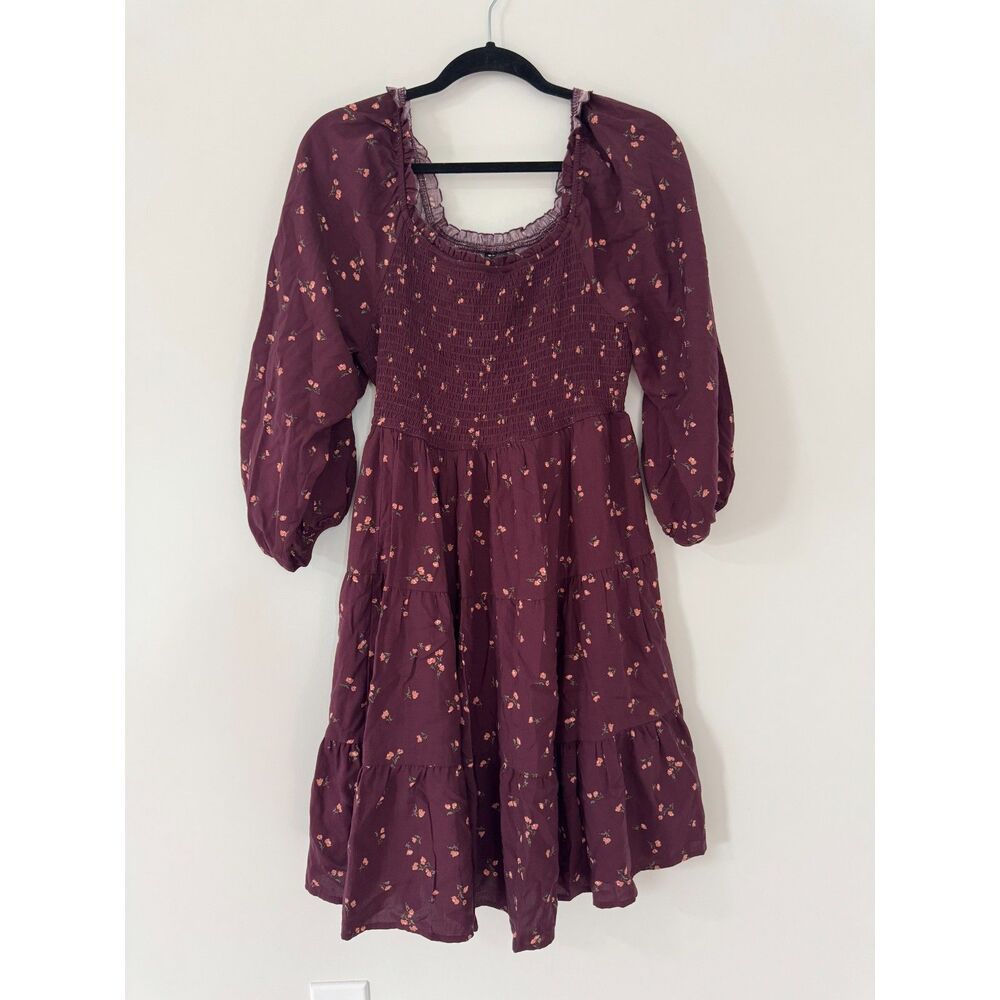 Torrid Size 1 (14/16) Smocked Bodice Mini Dress - New With Tags
